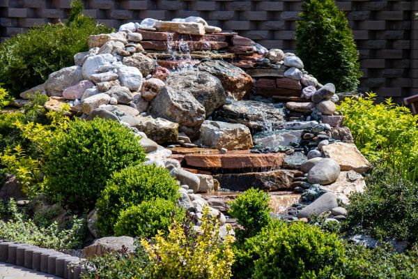 River Rock Landscaping in Pasadena